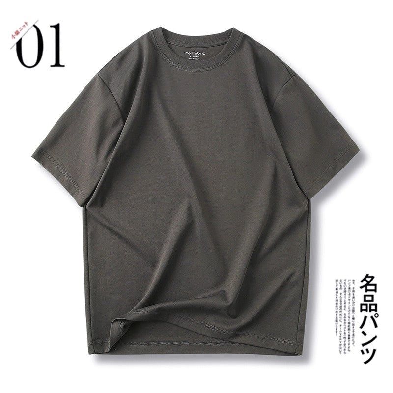 UNITY（ユニティ）の「Men's summer loose casual round neck short sleeved T-shirt gray（Tops）」
