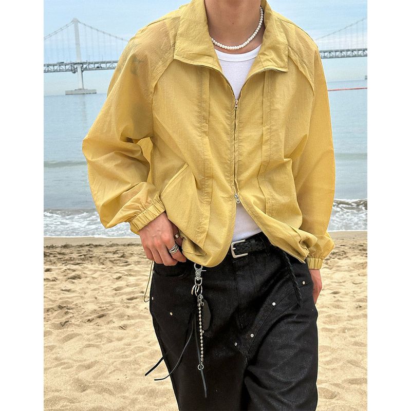 LAURANT（ロラン）の「[S/S] シースルーワイドジャケット (3color)（ジャケット/アウター）」