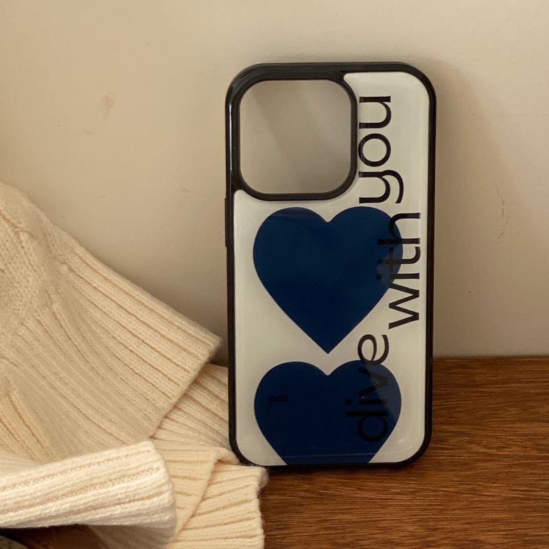 epoxy dive with you lettering case ivory