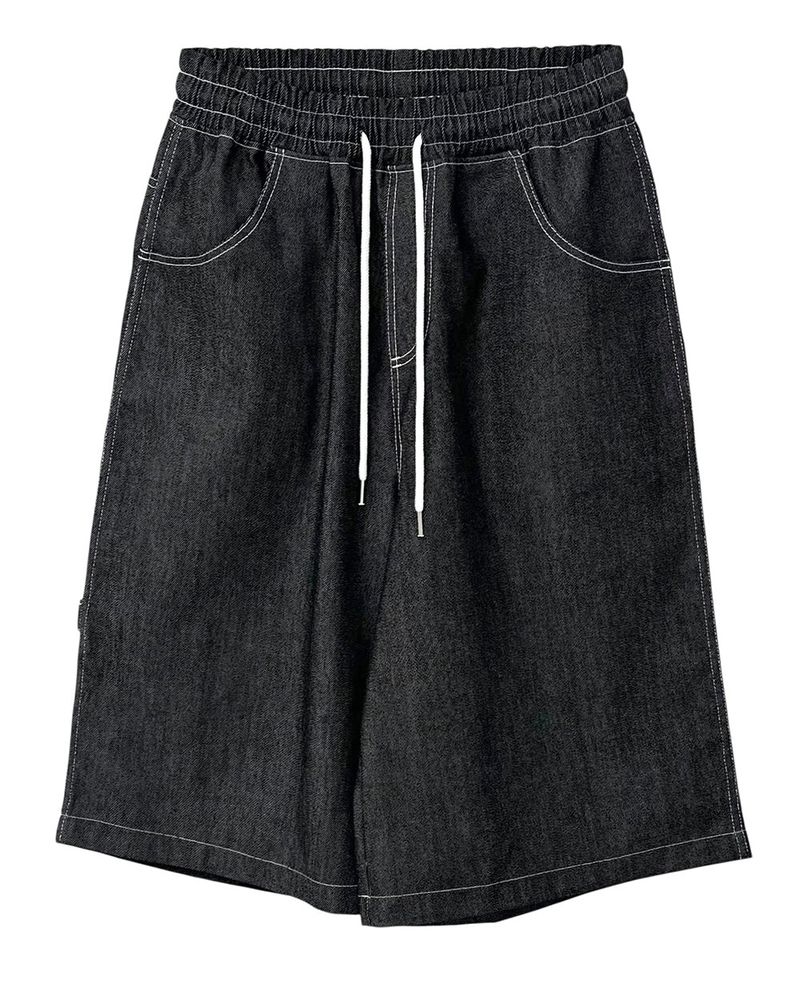 Stel Patch Bermuda Denim Pants