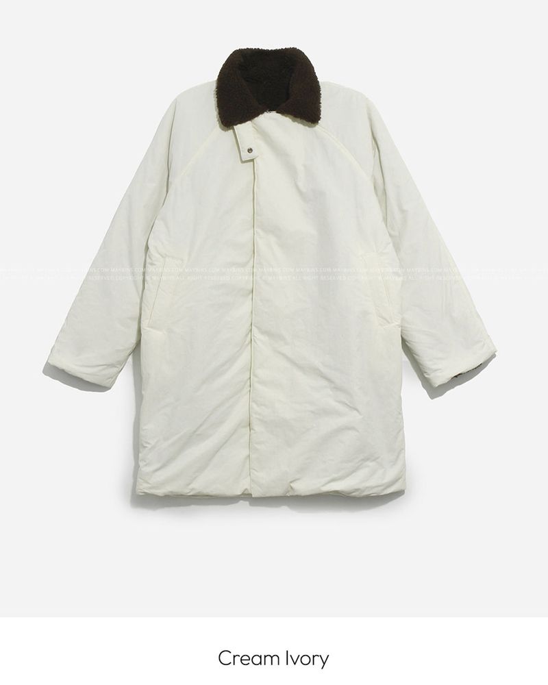 Fur collar night jumper