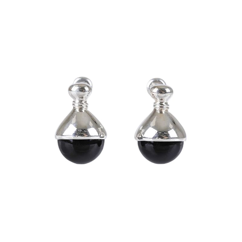 TIERNO（ティエルノ）の「 E.003/GOURD EARRING(BLACK)（Accessories）」