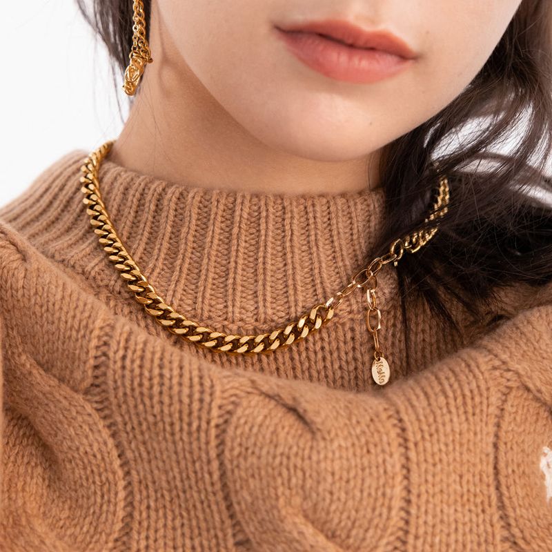 MerryMotive(メリーモチーブ)の「Surgical bold chain necklace(Accessories)」