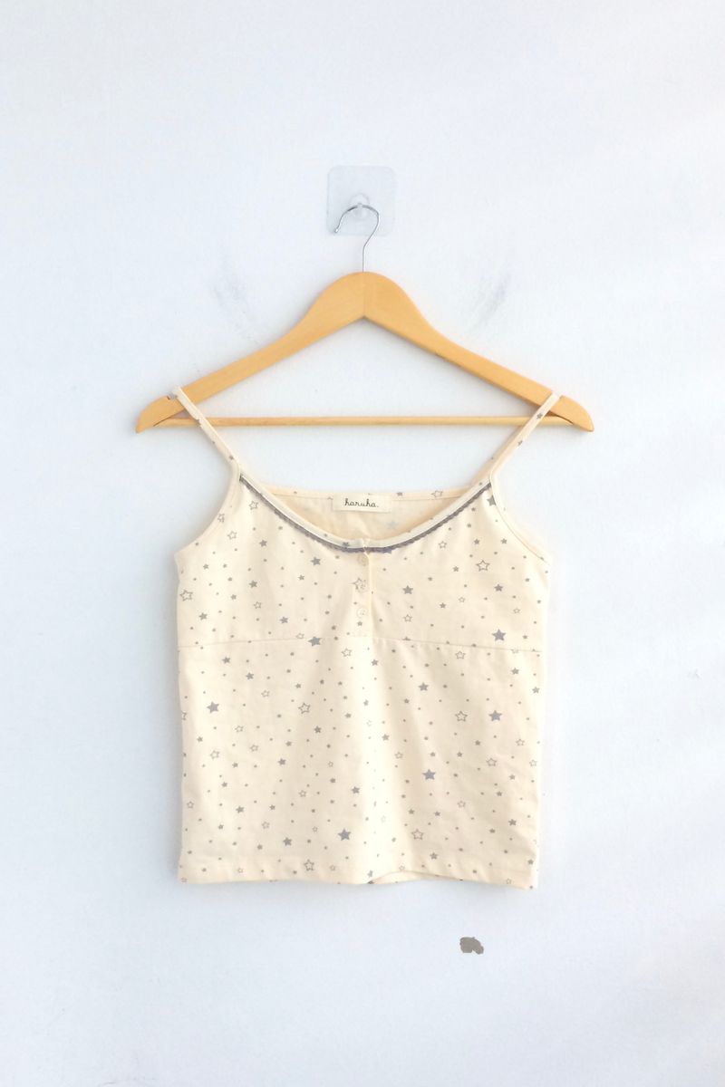 Dawn Star button sleeveless