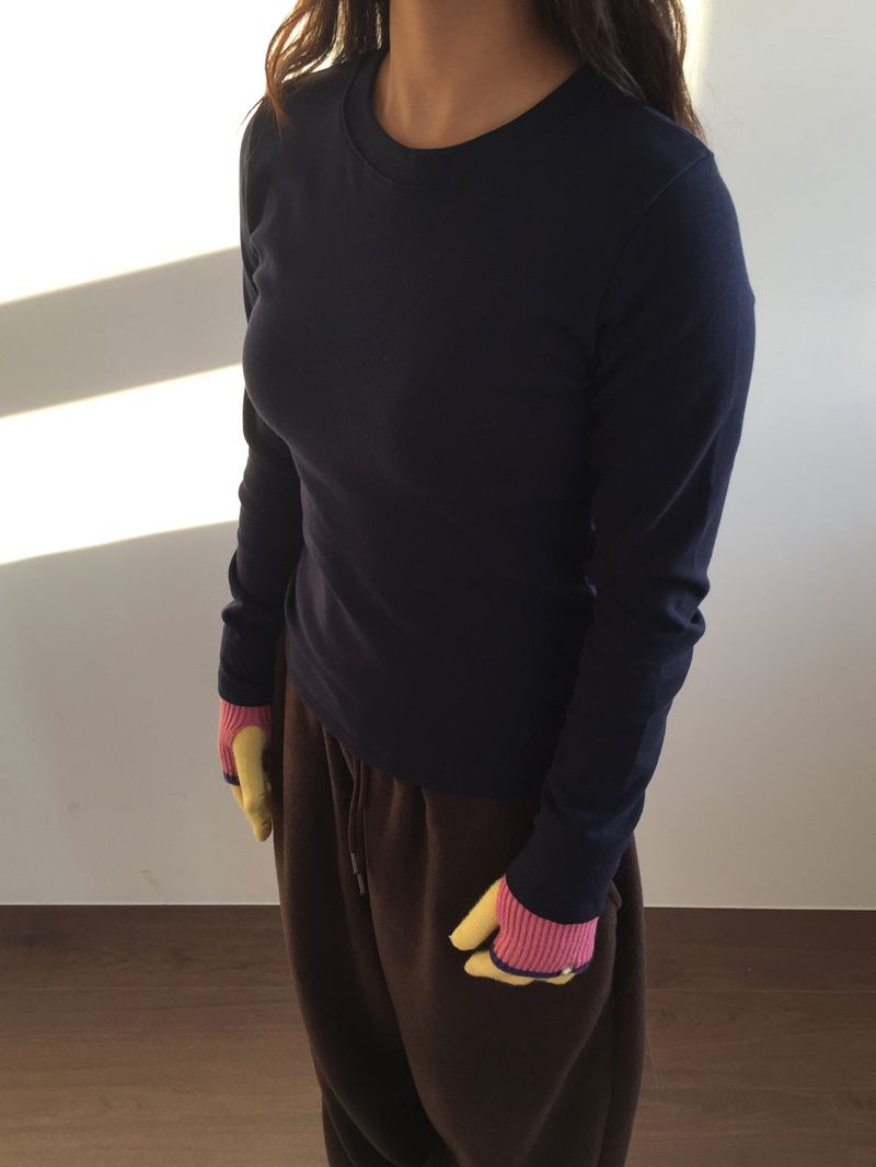 Fleece Lined Long Sleeve (6 Colors)