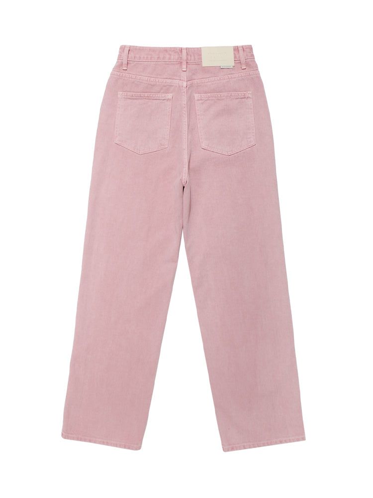 W104 DYEING WIDE PANTS_PINK