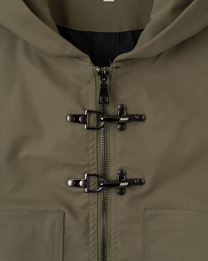 Lexer Fireman Buckle Hooded Jacket