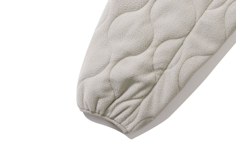 FLIGHT QUILTING JACKET_LIGHT GREY