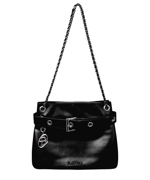 blackpurple（ブラックパープル）の「Natty belt bag-black（Bags）」