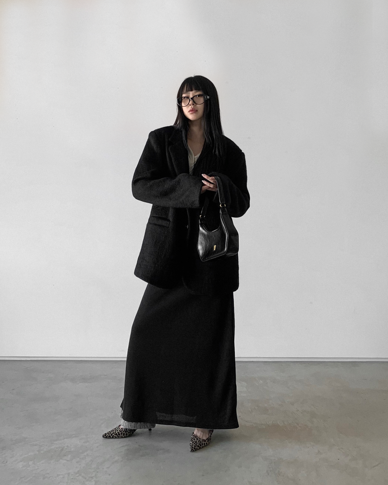 Half coat blazer