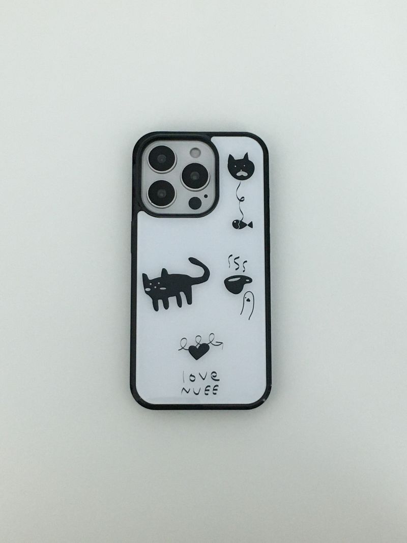 love cat case (white)