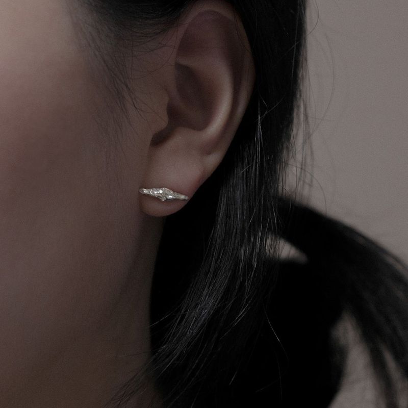 by Aube.（バイオーブ）の「[MADE] サターンピアス（アクセサリー）」