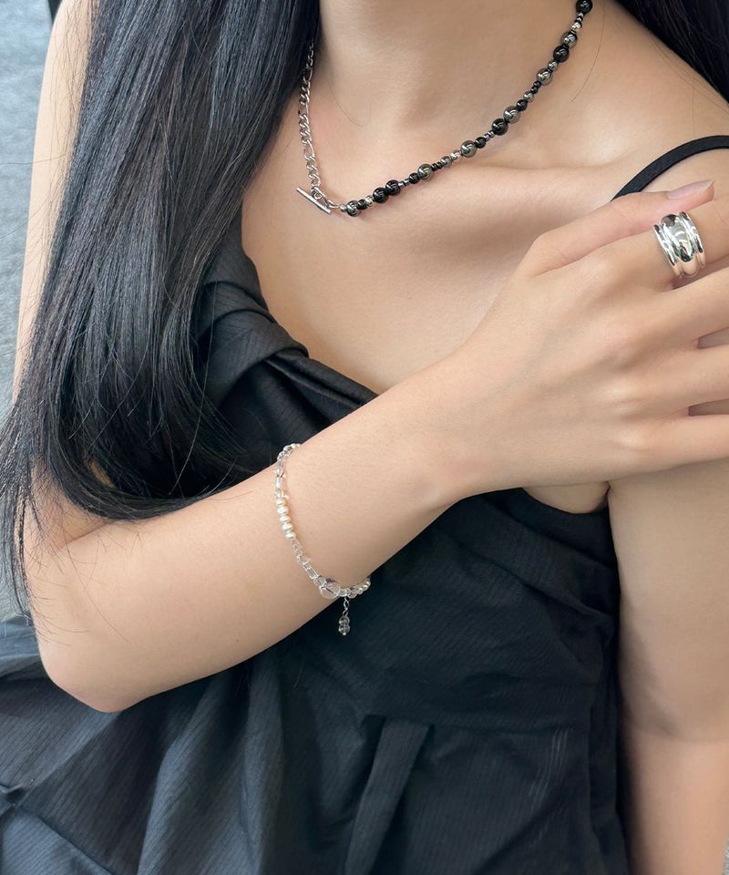 deep half chain necklace