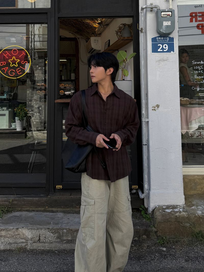 Mark deep check shirt