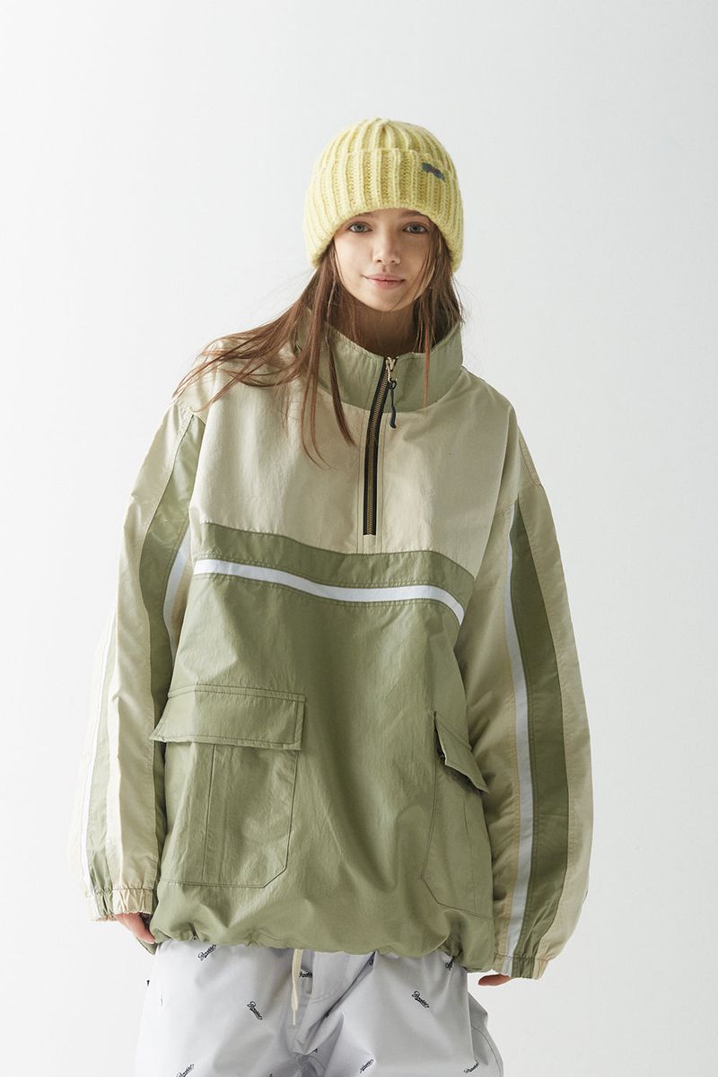 BSRABBIT(ビエスラビット)の「BSR2223FWJK092 RTR ANORAK JACKET CREAM(Jackets/Outerwear)」