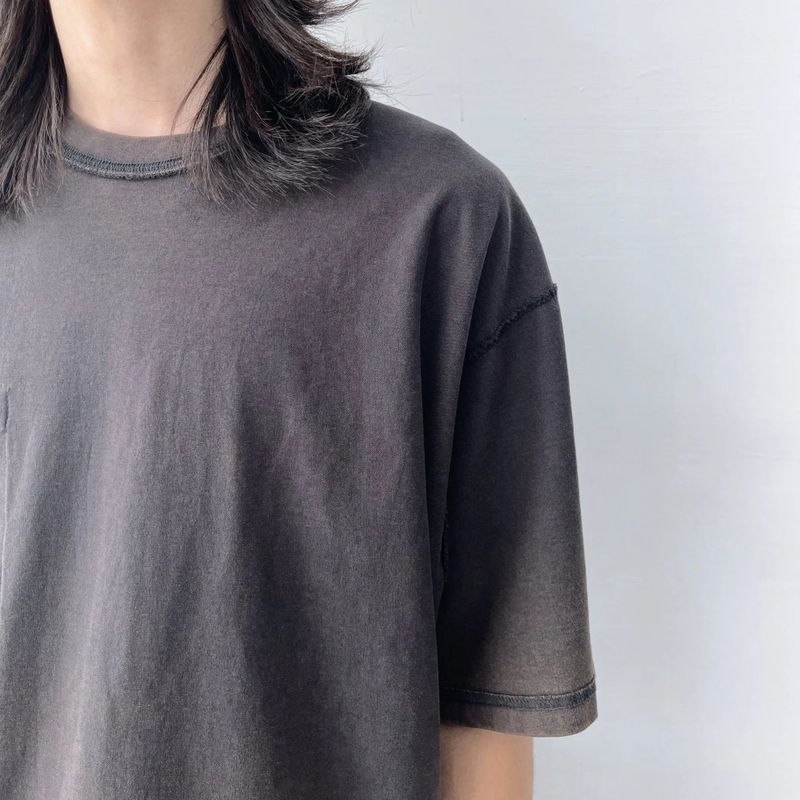 Slashed Pocket Washed Tee