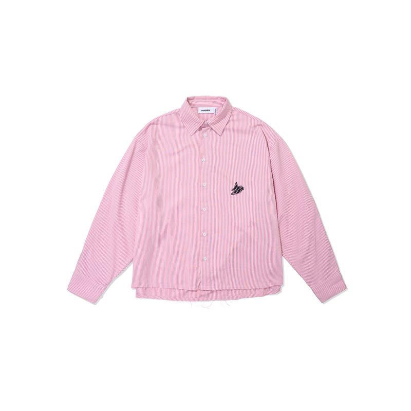HADES（ハデス）の「HADES STRIPED PINK SHIRT（Tops）」