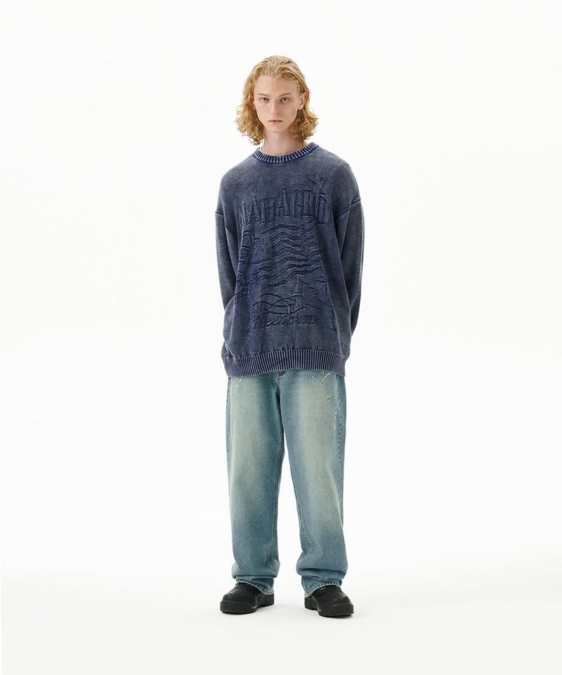 PIGMENT FLAG KNIT SWEATER