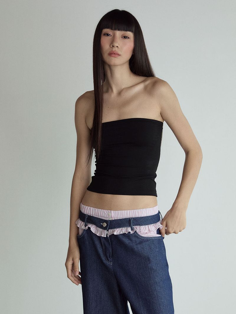 visus（ビスス）の「Tube Top_Black（Tops）」