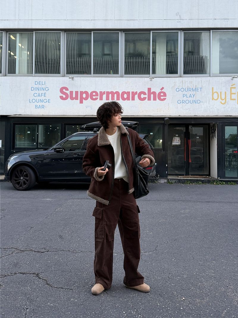 LMN Martin Suede Wool Sheepskin Jacket (2 colors)