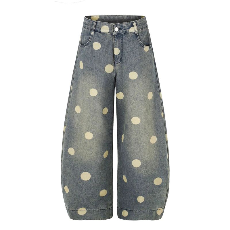 Big Dot Barrel Denim Jeans