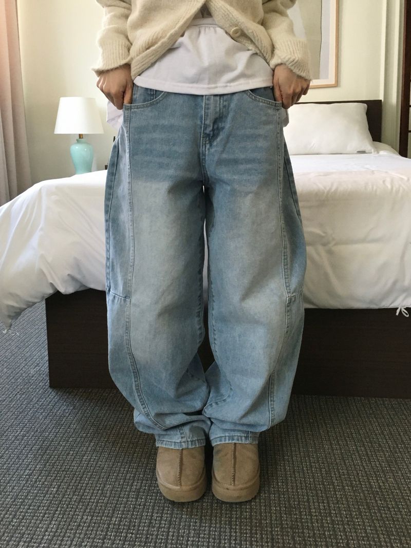Double Cut Balloon Denim (4c)