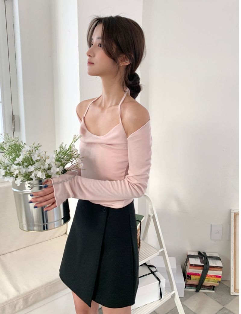 Rie cardigan sleevless set