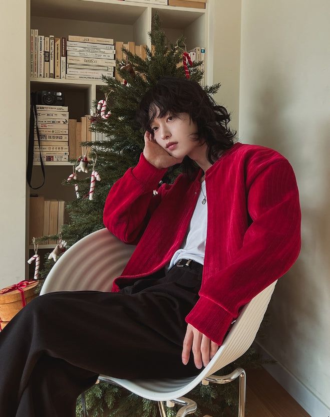 Lexi Velour Crop Cardigan