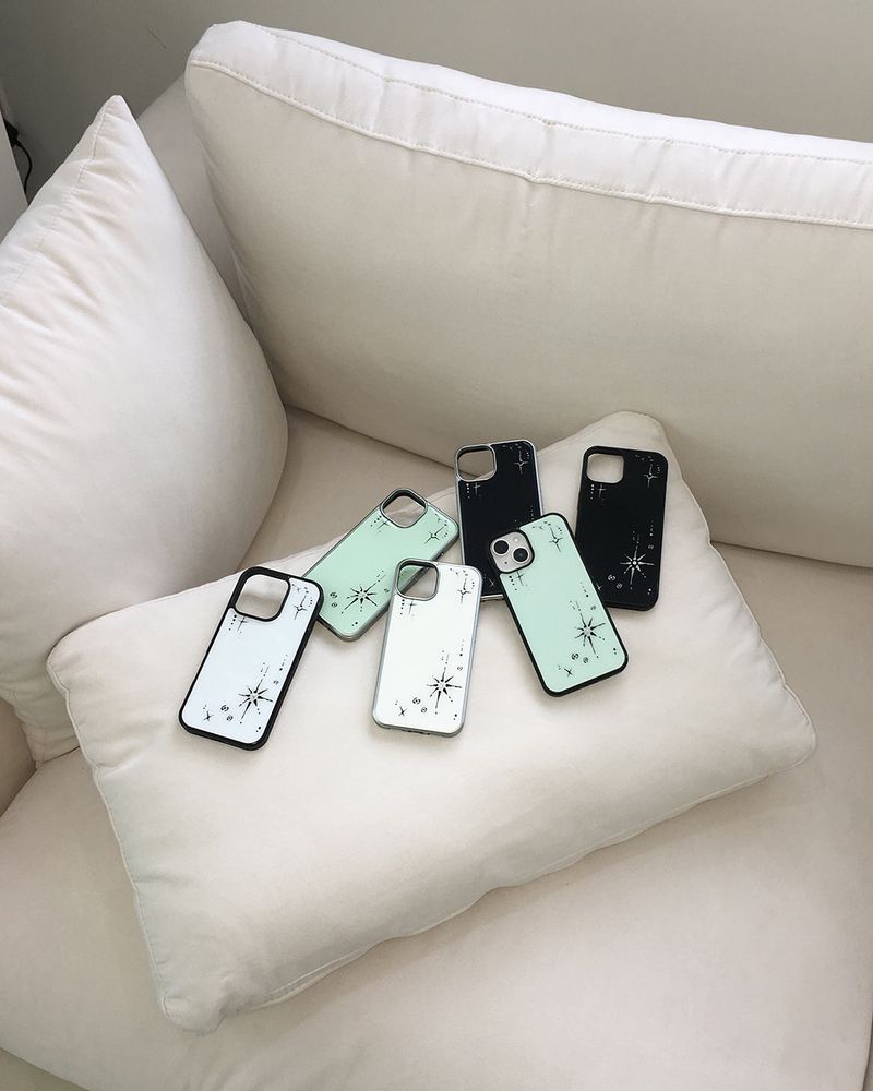 [MADE] Twinkle phone case_Black Bumper