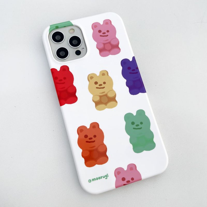 moorugi(モールジ)の「Muribo pattern Bumper case(Hats)」
