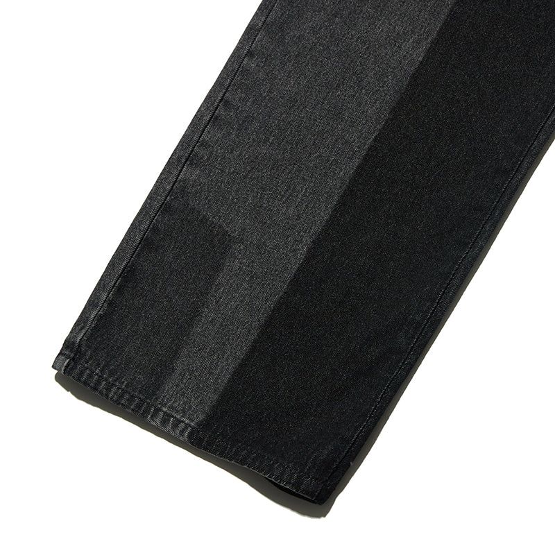 CHERRY WASHING DENIM PANTS [BLACK]