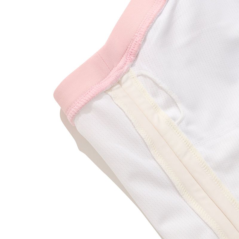 CHERRY SHIRRING SWIM BRA TOP [IVORY]