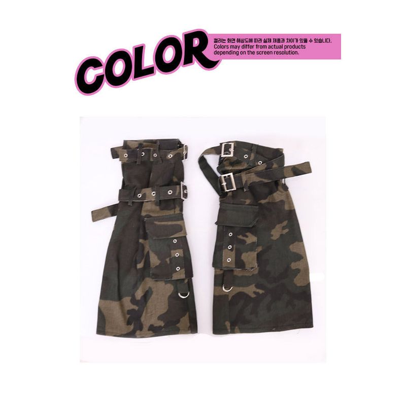 camo belt leg warmer