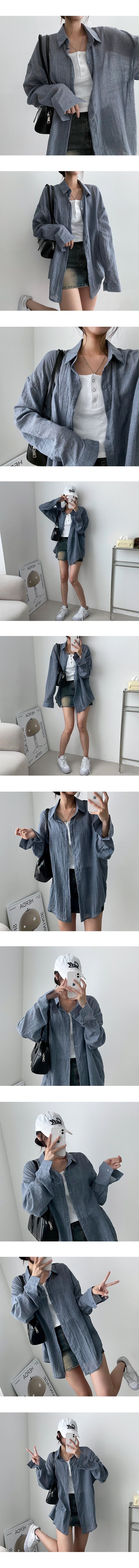S Linen Gauze Summer Shirt