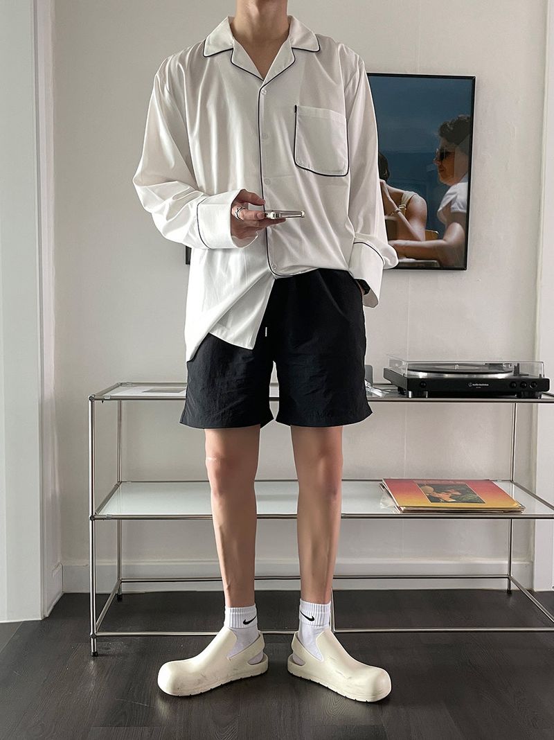 クールナイロンバンディングショートパンツ