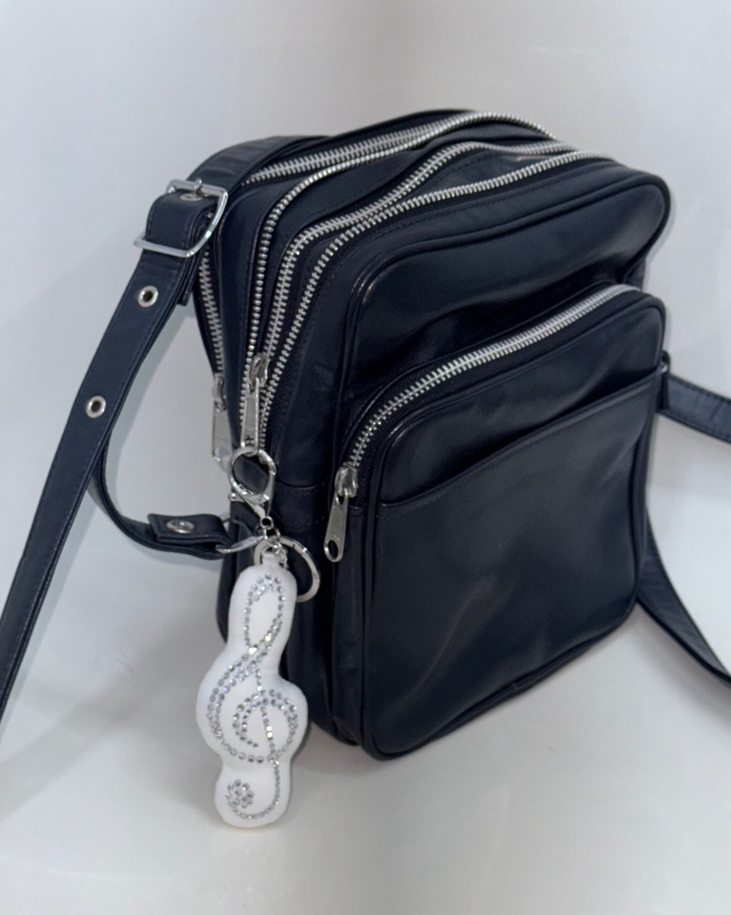 [MADE] Twinkle cushion keyring - treble[G] clef
