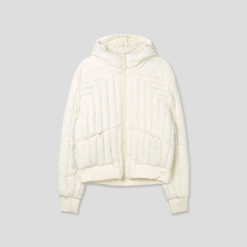 Juno Crop Hooded Cut-Out Lightweight Padding 3C