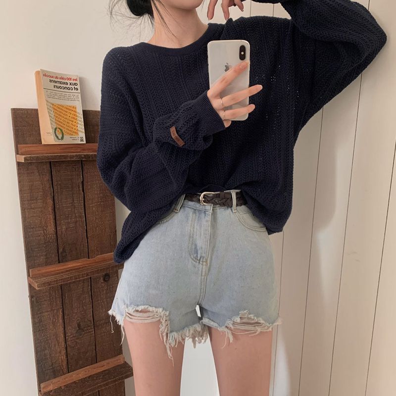 [Bellide made] Caramel Loose Fit Long Round Knitwear