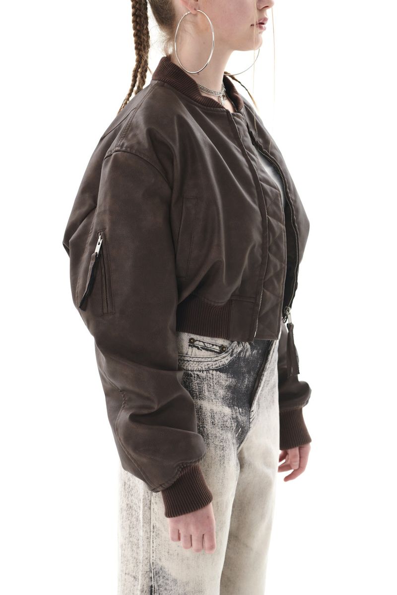 VINTAGE LEATHER JUMPER