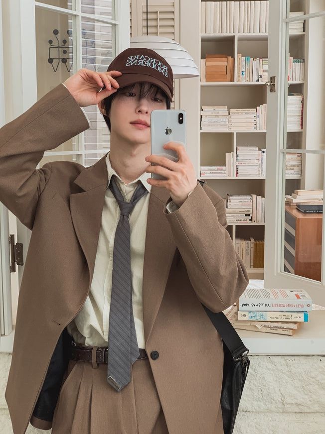 Tony Adjust Long Wide Slacks Blazer Set