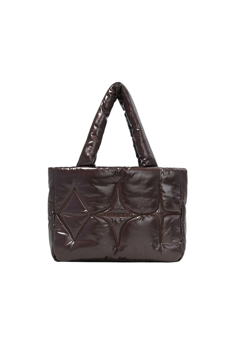 HERETIC（ヘレティク）の「BROWN ヘレティックパディングバッグ（バッグ）」