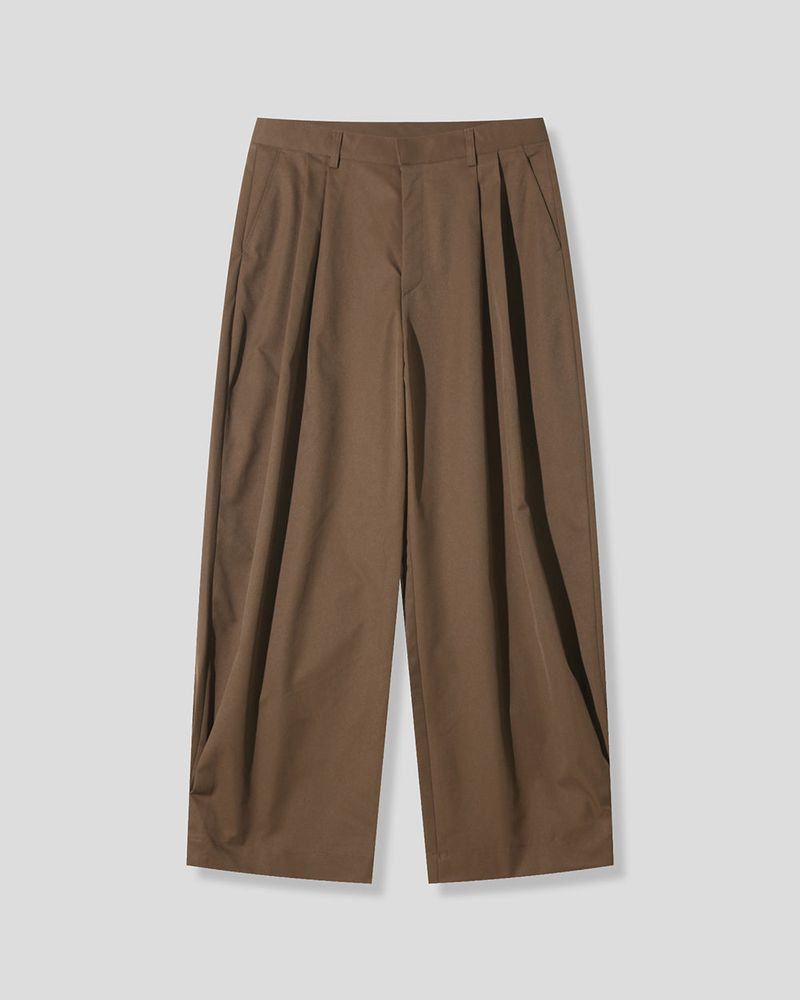 Riden Side Pintuck Wide Slacks