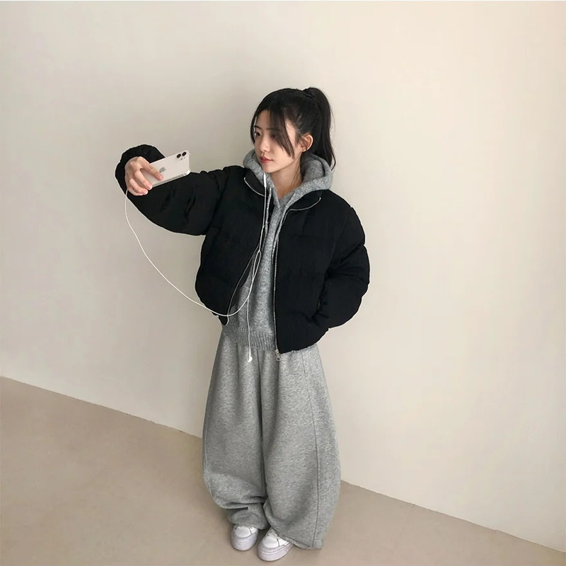 Cream Pattern Jacket Jumper