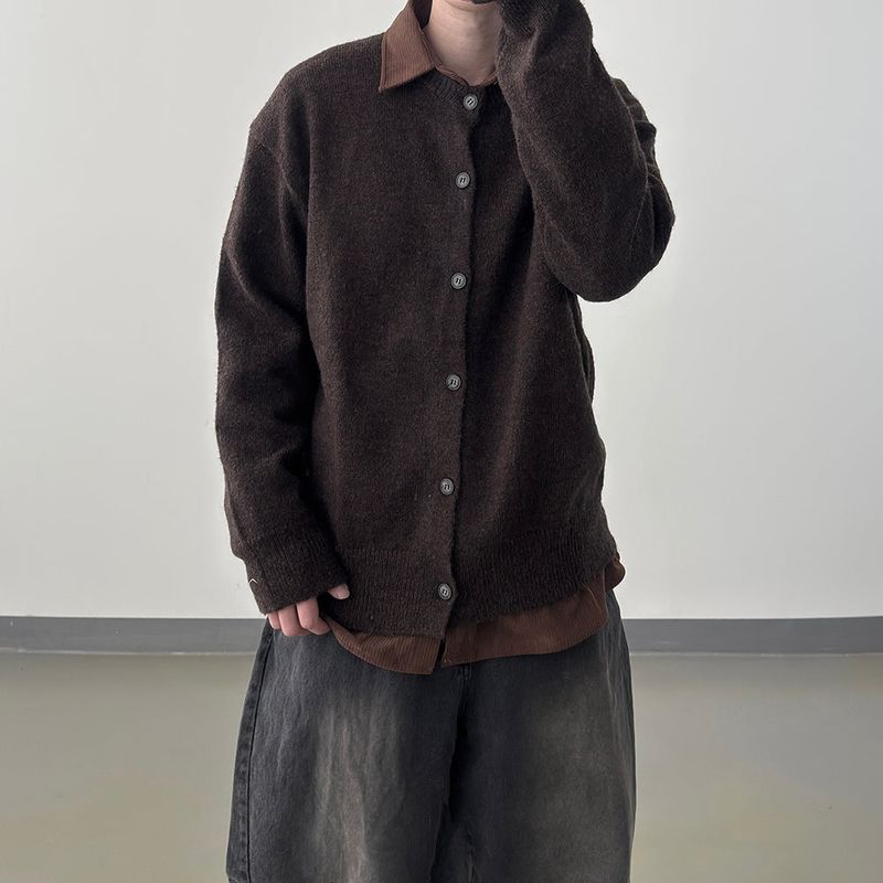 Lunet Wool Round Cardigan