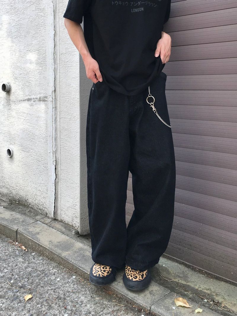 A-N Basic Wide Denim Pants 2C