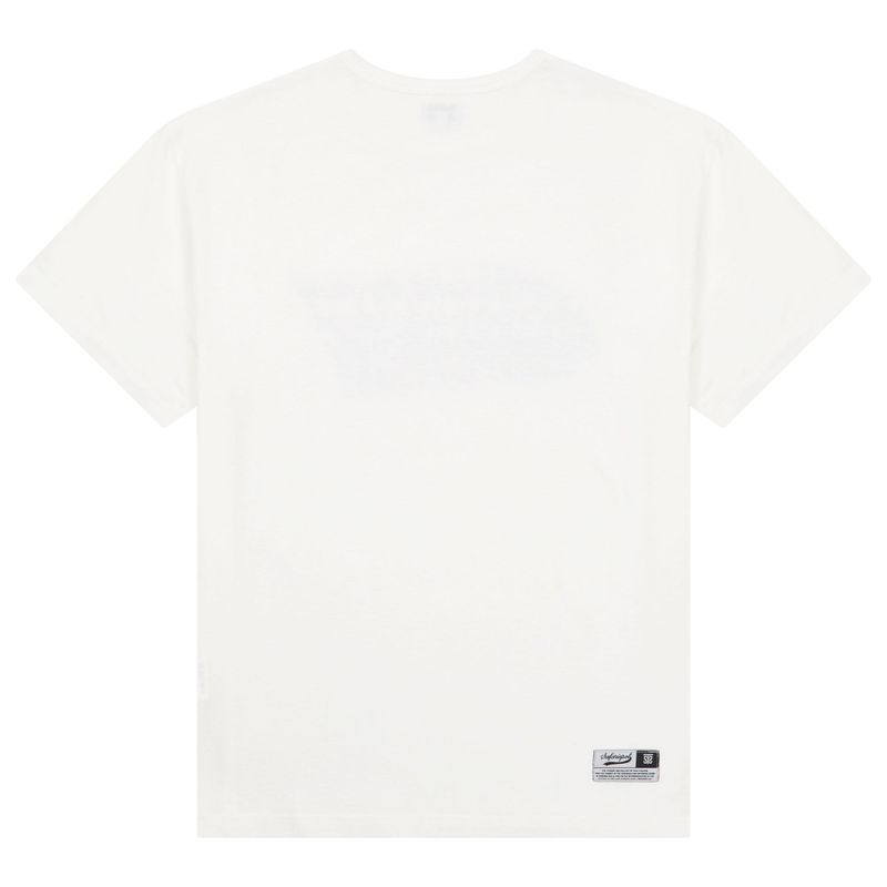  ROUX BASE SCHOOL EAT THE LAND CHECK TEE (BLACK)
