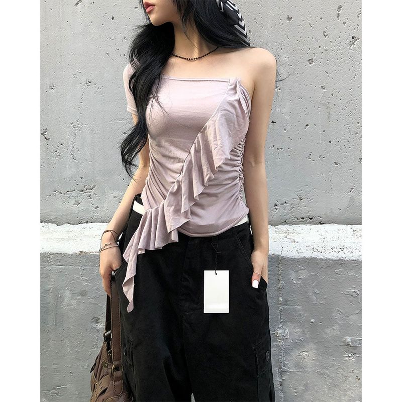 DEEP SWAY（ディープ スウェイ）の「Off Ruffle T（Tops）」