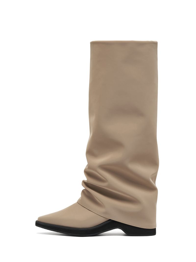 Hill Leg Warmer Long Boots beige