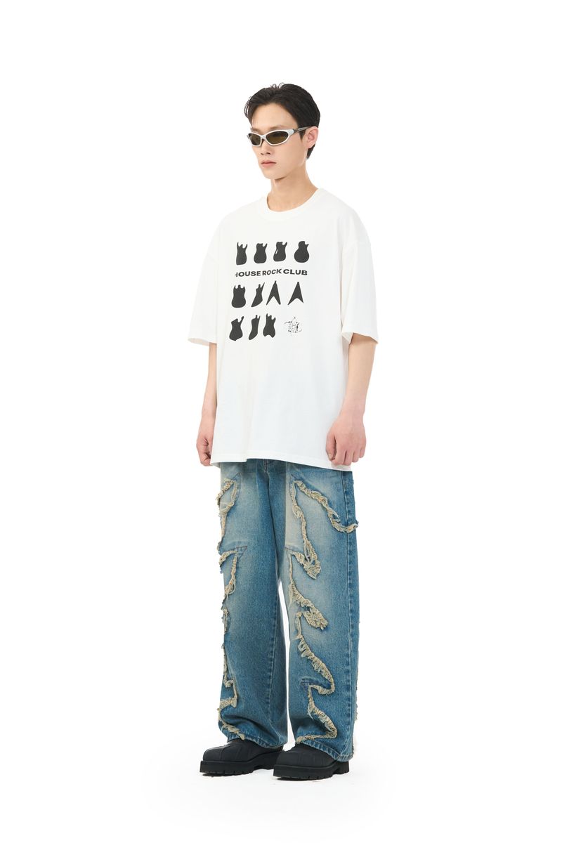 GUITAR TEE - VINTAGE WHITE