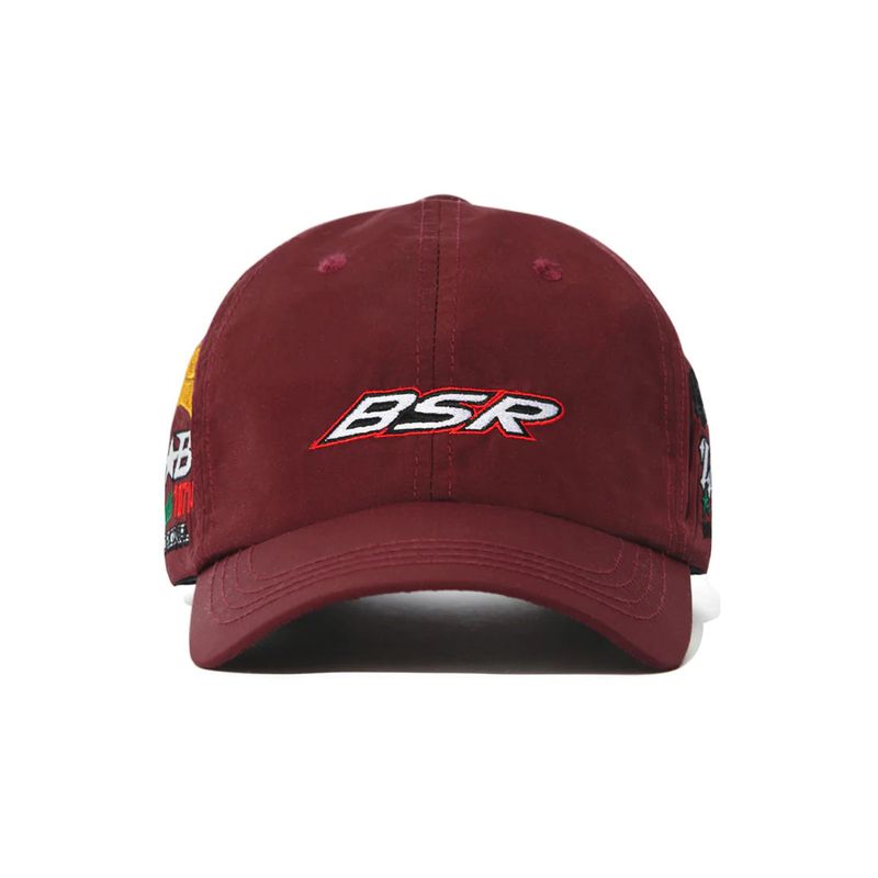 BSRABBIT(ビエスラビット)の「BSR スポーティーロゴキャップ バーガンディー(帽子)」
